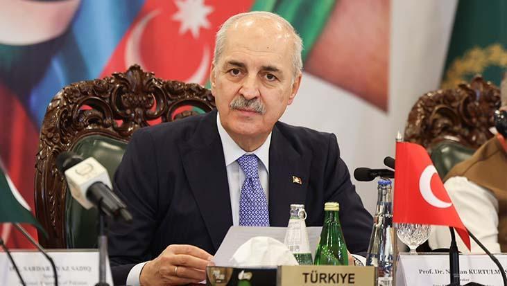 TBMM Başkanı Kurtulmuş: Bölgemizde kalıcı barış için herkesin gerekli sorumluluğu üstlenmesi şart