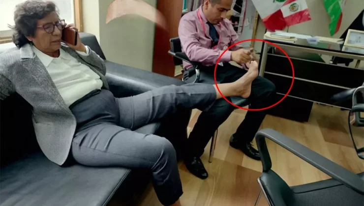 Ülke ayakta! Solcu vekil yardımcısına ayak tırnaklarını kestirdi