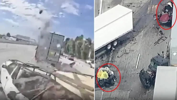 Uyuşturucu etkisindeki sürücü otoyolu savaş alanına çevirdi