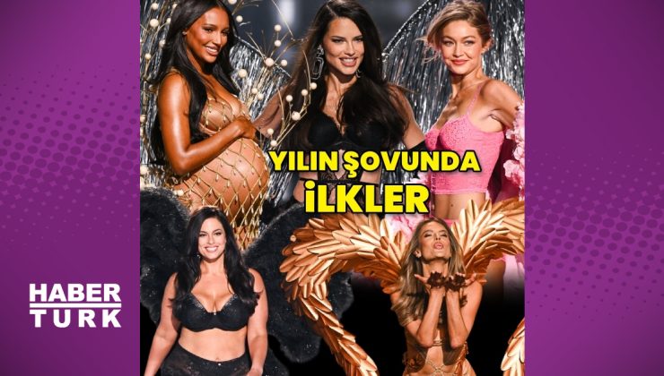 Yılın beklenen şovu yapıldı: Victoria’s Secret defilesinde 9 aylık hamile model yürüdü