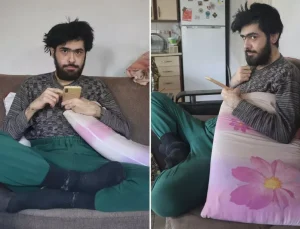 3 yıldır evden çıkmayan Barış Özbay arkadaşının nişanına katıldı