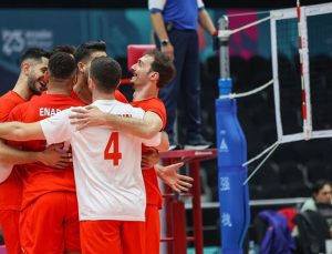 A Milli Erkek Voleybol Takımı’ndan üçüncü galibiyet!