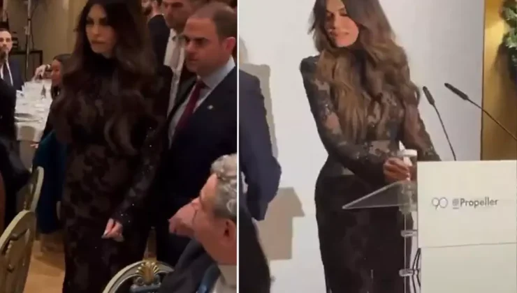 ABD Büyükelçisi Kimberly Guilfoyle, Şükran Günü kutlamalarında kıyafetiyle dikkat çekti