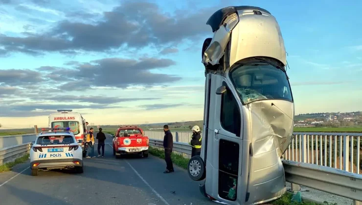 Akıllara durgunluk veren kaza! Görenler dönüp bir daha baktı