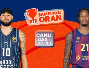 Anadolu Efes, EuroLeague’de Barcelona’yı ağırlıyor! Maçın heyecanı canlı yayın, canlı sohbet ve Şampiyon Oranlar ile Misli’de