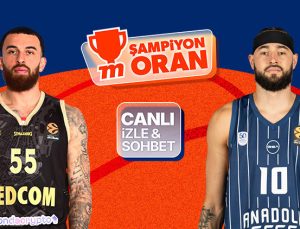 Anadolu Efes, EuroLeague’de Monaco deplasmanında! Maçın heyecanı canlı yayın, canlı sohbet ve Şampiyon Oranlar ile Misli’de