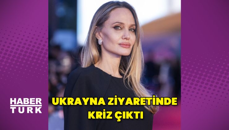 Angelina Jolie’nin Ukrayna ziyaretinde kriz çıktı