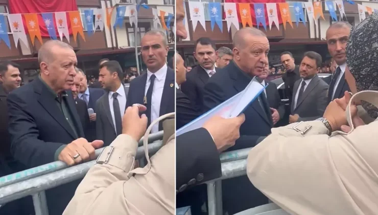 Atanamayan öğretmen yaşadıklarını Cumhurbaşkanı Erdoğan’a gözyaşları içinde anlattı