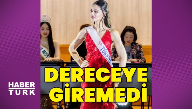 Ayşe Sena Şeref, Miss International’da dereceye giremedi