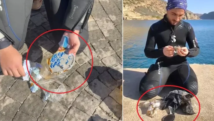 Barajdan çıkanlar tüyler ürpertti! Hemen dışarıya çıkarılıp yakıldı