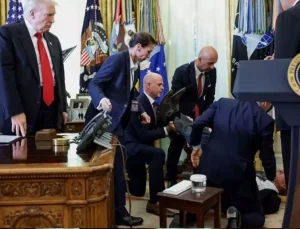 Beyaz Saray’da korku dolu anlar! İlk müdahaleyi Mehmet Öz yaptı