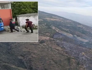 Büyük sorumsuzluk! Bahçedeki ateş ormanı yaktı