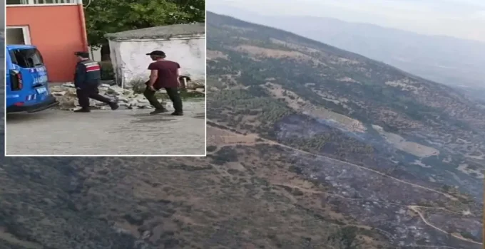 Büyük sorumsuzluk! Bahçedeki ateş ormanı yaktı