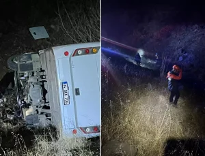 Can pazarı! Madenci servisi uçuruma yuvarlandı