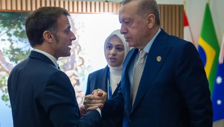 Cumhurbaşkanı Erdoğan, G20 Zirvesi’nde Macron ile görüştü! İşte masadaki konular