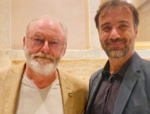 Devrim Nas, Game of Thrones’un yıldızı Liam Cunningham ile buluştu