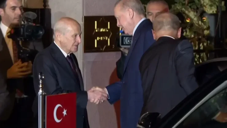 Erdoğan-Bahçeli görüşmesi başladı