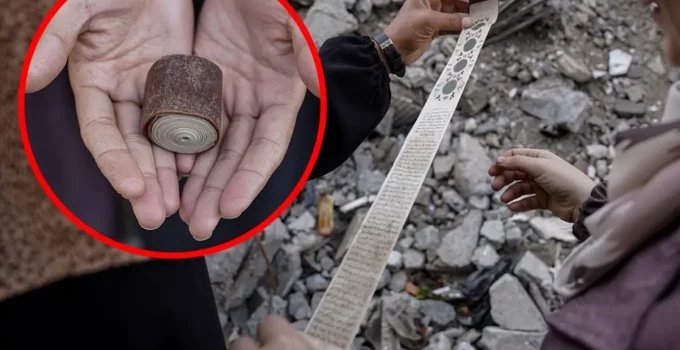 Gazze’de enkaz altında kalan Osmanlı eserleri aranıyor