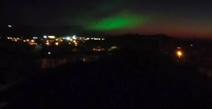 Görüntü Türkiye’den! Kuzey ışıkları o ilimizde görüldü