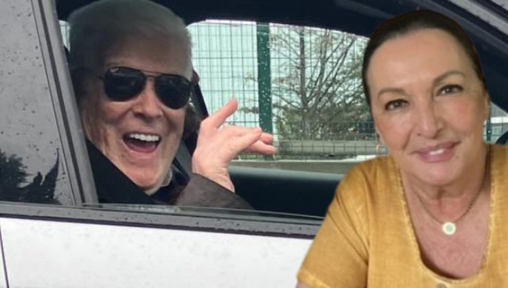 Gül Sunal trafikte İzzet Günay ile karşılaştı