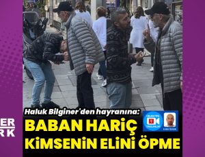 Haluk Bilginer’den hayranına: Baban hariç kimsenin elini öpme