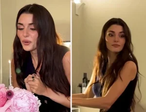 Hande Erçel’e sette doğum günü sürprizi