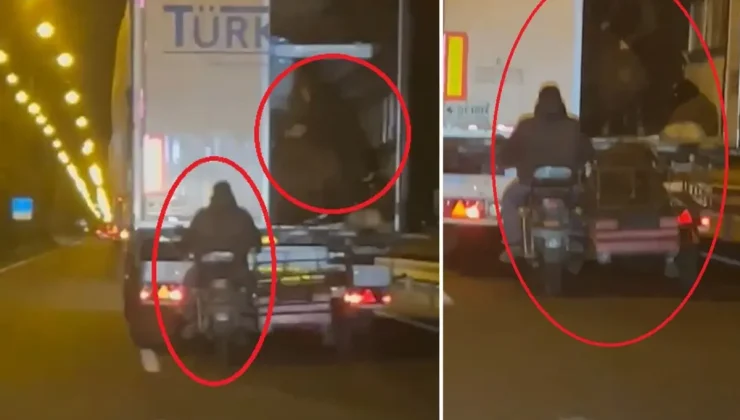 Hareket halindeki TIR’dan koyun çaldılar