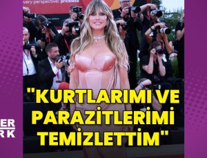 Heidi Klum kurt ve parazit temizliğinin sonucunu açıkladı