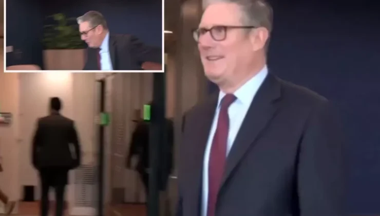 İngiltere Başbakanı Starmer düşmekten son anda kurtuldu