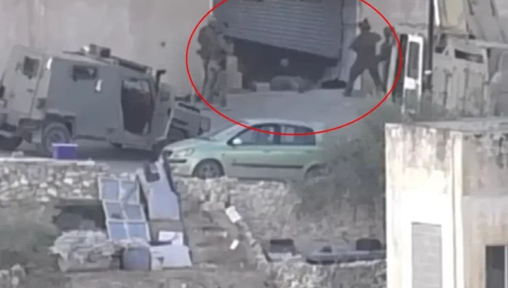 İsrail güçleri, ellerini havaya kaldırarak teslim olan 2 Filistinliye kurşun yağdırdı