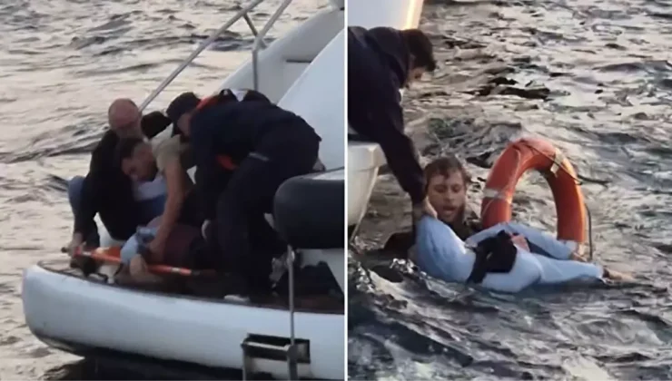 İstanbul Boğazı’nda denize düşen kadın kurtarıldı