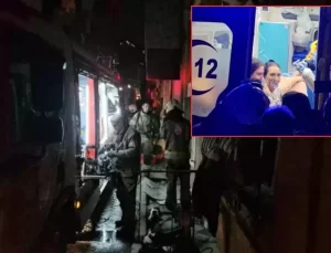 İstanbul’un göbeğine büyük panik! 4 kişi mahsur kaldı