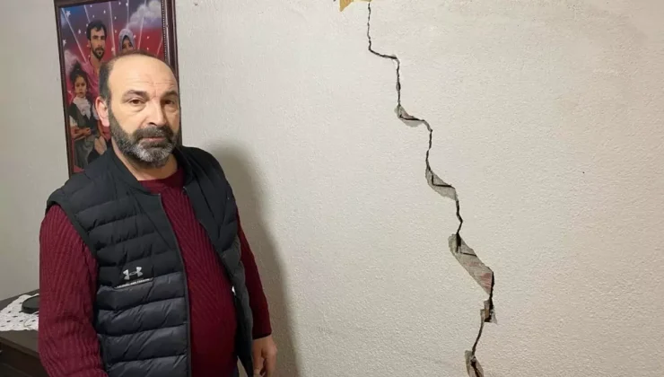 İzmir’de onlarca evde çatlak! Korkutan görüntünün nedeni deprem değil