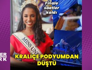 Kainat Güzellik Yarışması’nda Jamaikalı güzel podyumdan düştü