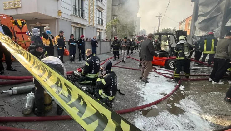 Kocaeli’nde parfüm deposunda yangın! 6 kişi hayatını kaybetti
