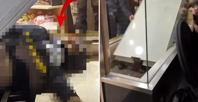 Kuyumcudaki vitrin asansörünün altında kalan işçi hayatını kaybetti
