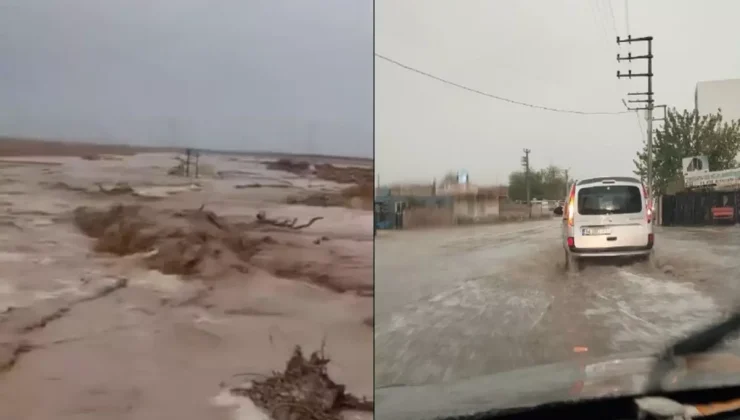 Mardin’de sel! Evler ve tarım arazileri sular altında kaldı