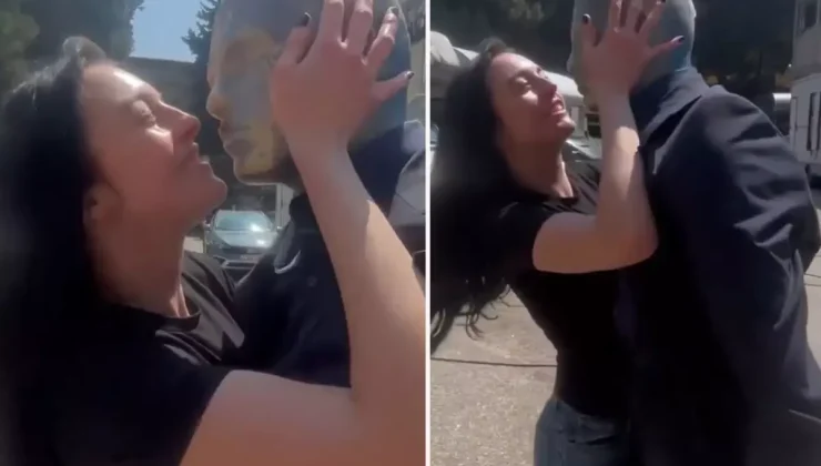 Melis Sezen, cansız mankenle dans etti