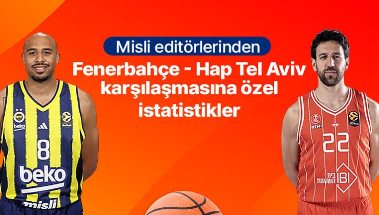 Misli editörlerinden Fenerbahçe – Hap Tel Aviv karşılaşmasına özel istatistikler