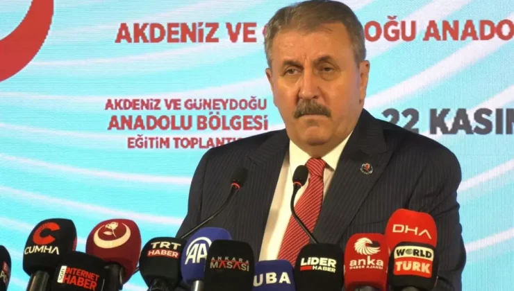 Mustafa Destici: Terörle, terörist başıyla müzakere olmaz