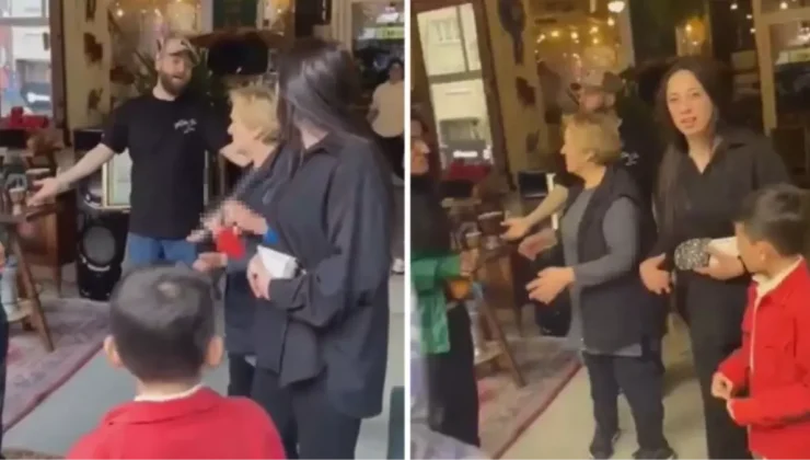 Öğretmen ve velileri kovan kafe sahibinden skandal sözler