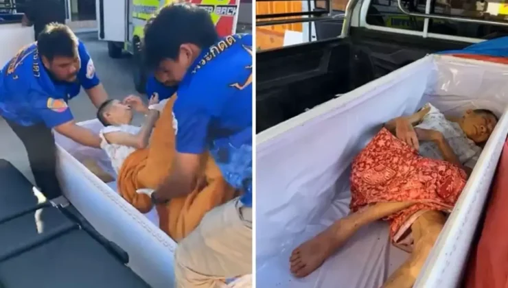 Ölü zannedilen yaşlı kadın krematoryuma gönderilmek üzereyken canlandı