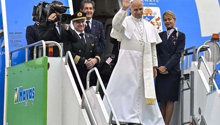 Papa 14. Leo, Lübnan’a gitmek üzere Türkiye’den ayrıldı