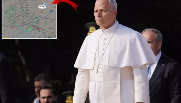 Papa 14. Leo’nun uçağı en çok takip edilen uçuş oldu