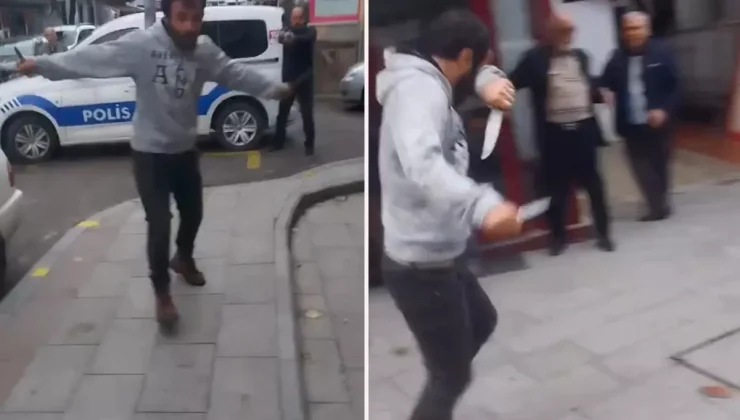 Polise bıçakla direnince vurularak etkisiz hale getirildi