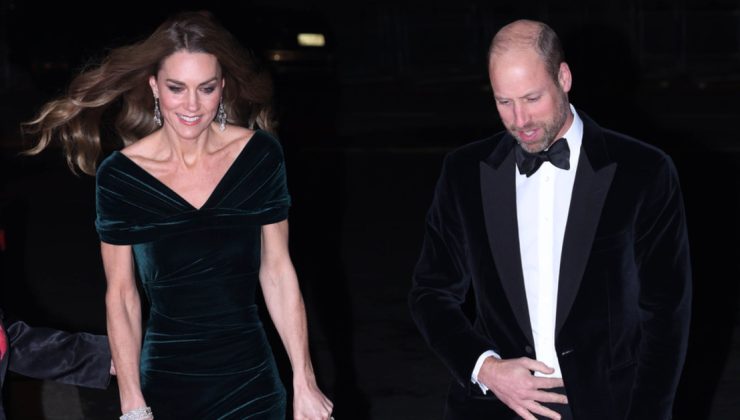 Prenses Kate Middleton ile Prens William iki yıl sonra kırmızı halıda
