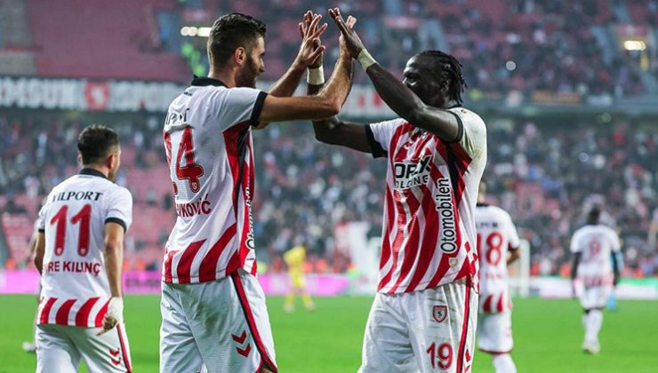 Samsunspor’un namağlup serisi 11 maça çıktı