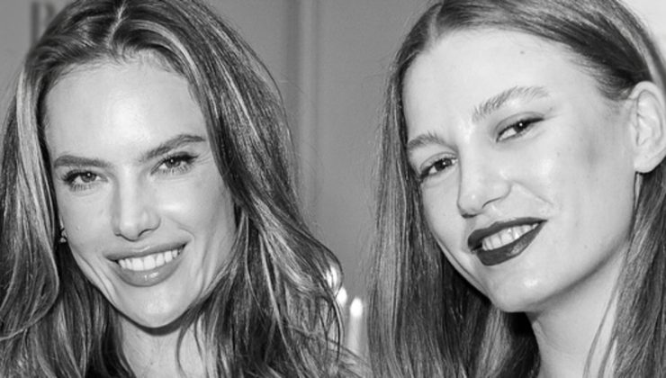 Serenay Sarıkaya ile Alessandra Ambrosio bir arada