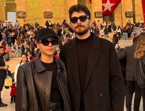 Sıla Türkoğlu ve Ata Ayyıldız Anıtkabir’i ziyaret etti