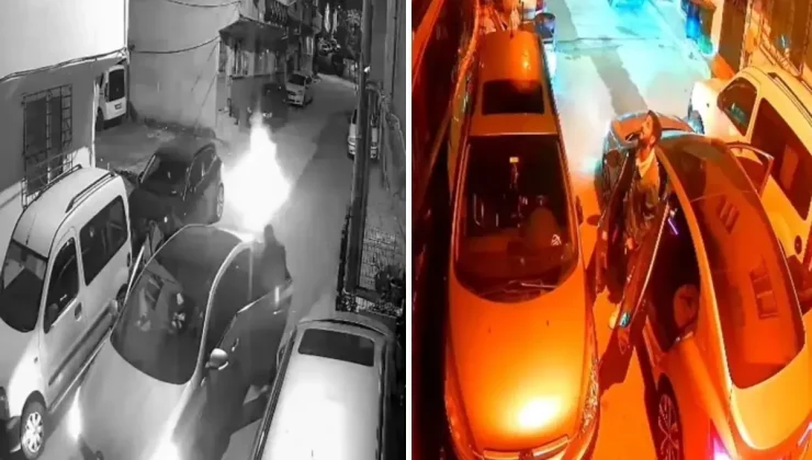 Sokak ortasında havai fişek terörü! O anlar kameralarda